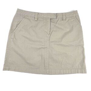 Women’s Denim A/Line Skirt Halogen Beige Size 8